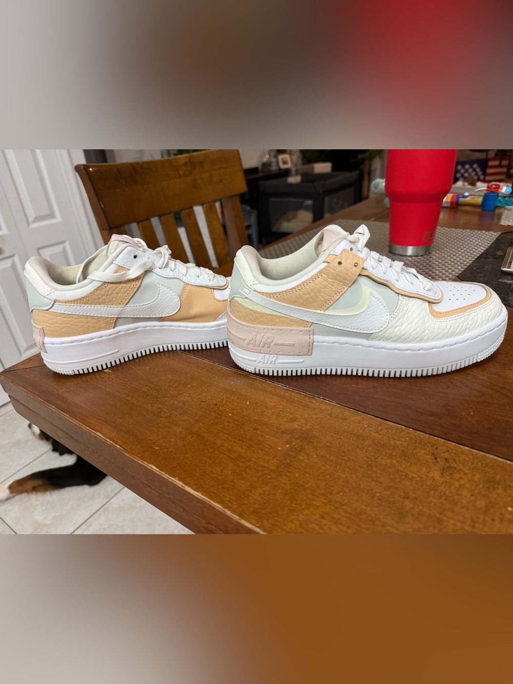 Limited edition Nike Women’s Air Force 1 Low - Cream, Beige, White US 7.5